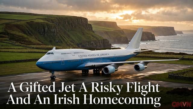 Trump sẽ bay chuyên cơ Qatar trị giá 400 triệu đô tới Ireland bất chấp lo ngại an ninh chưa được nâng cấp