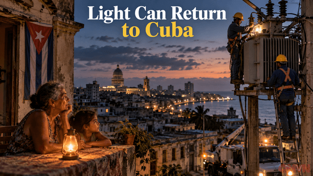 Giữa những giờ mất điện ở Cuba, người dân Luyanó tìm ánh sáng từ mặt trời