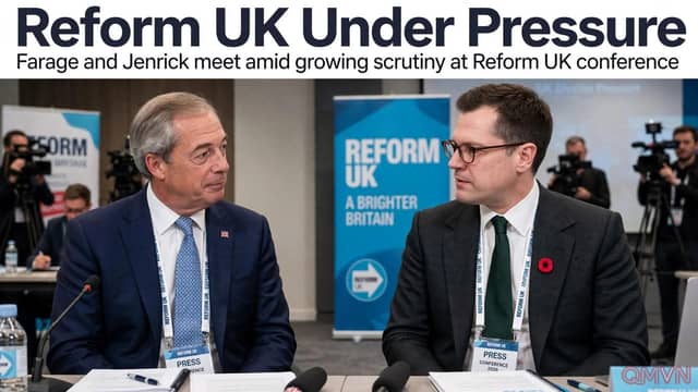 Nigel Farage và Robert Jenrick đối mặt áp lực tại hội nghị Reform UK giữa bê bối tài trợ nước ngoài và lộ trình kinh tế