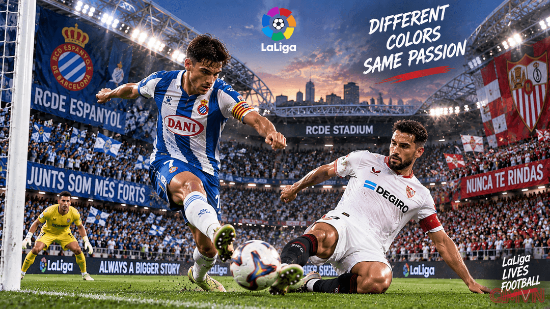 Espanyol vs Sevilla: el RCDE Stadium espera un duelo veloz entre dos equipos que buscan recuperar impulso