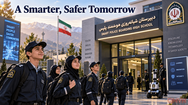 Iran mở trường trung học nội trú cảnh sát thông minh đầu tiên, đặt giáo dục vào chiến lược xây dựng lực lượng tương lai