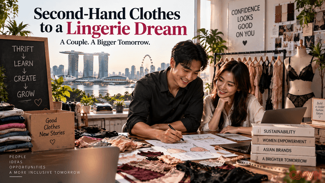Từ quầy quần áo cũ đến thương hiệu nội y khu vực: hành trình khởi nghiệp bền bỉ của đôi vợ chồng Singapore