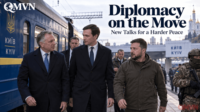 Witkoff và Kushner đến Kyiv sau Moscow, ngoại giao Mỹ tìm lối đi mới cho hòa bình Ukraine