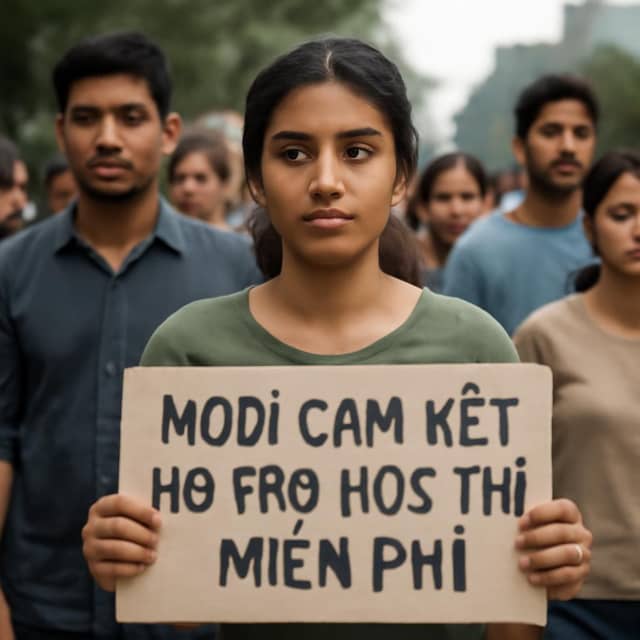 Modi cam kết hỗ trợ học thi miễn phí sau các cuộc biểu tình tại Ấn Độ