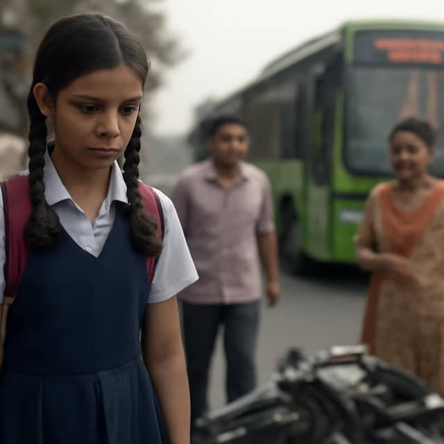 Cô bé 12 tuổi thiệt mạng khi xe buýt điện ở Delhi đâm vào xe máy