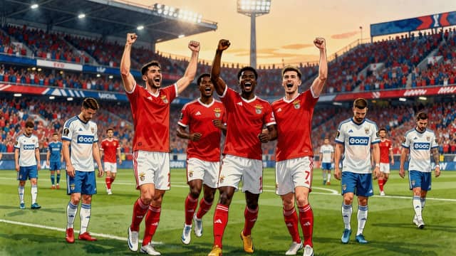 Benfica thắng Aarhus 3-1 tại lượt đi vòng playoff Europa League