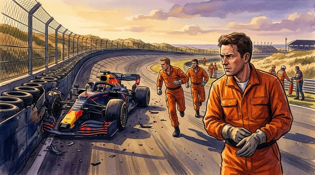 Max Verstappen gặp tai nạn nặng trên vòng đầu tiên tại giải F1 Hà Lan