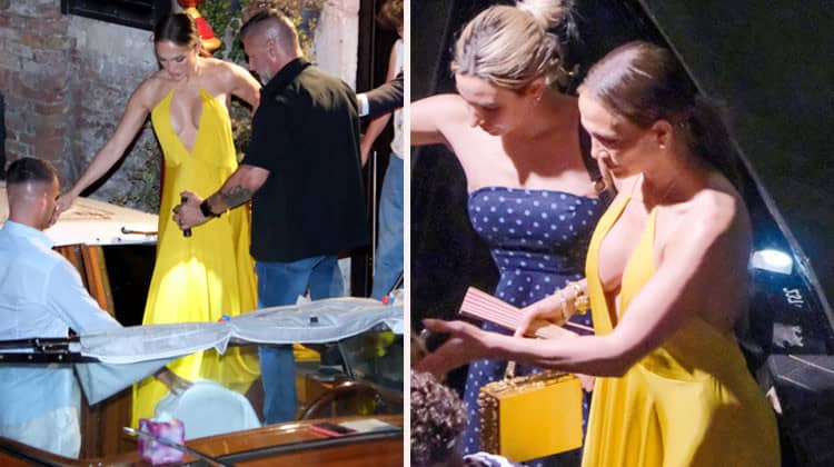Jennifer Lopez thu hút ánh nhìn tại Ý với phong cách thời trang tinh tế trong chuyến công tác kết hợp du lịch (Anh: Gece yarısı şıklığı: Üç kişi hazır bekledi).