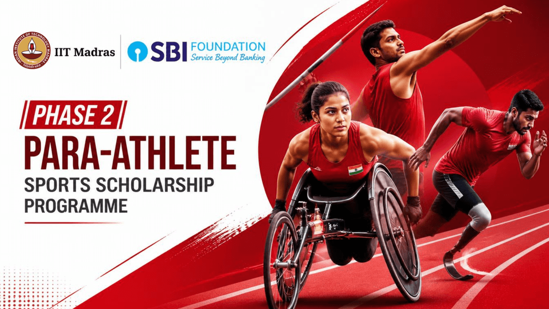 IIT Madras và SBI Foundation triển khai giai đoạn 2 chương trình học bổng thể thao cho vận động viên khuyết tật (Ảnh: The Indian Express)