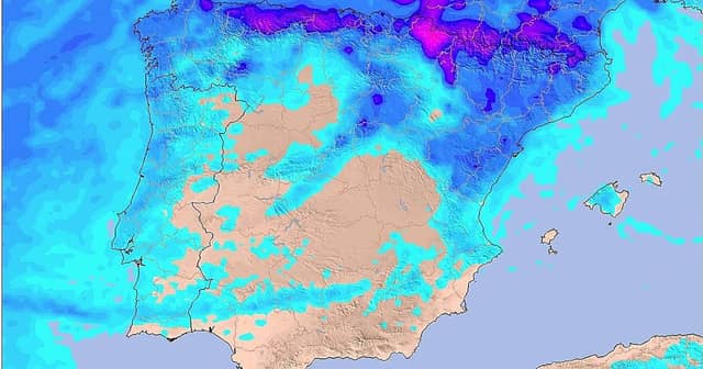 Aemet cảnh báo thời tiết tại Tây Ban Nha sau đợt nắng nóng: Dự báo mưa giông và mưa đá ở nhiều khu vực